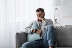 Frustrated male